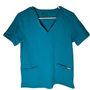 Figs Teal Women's Top